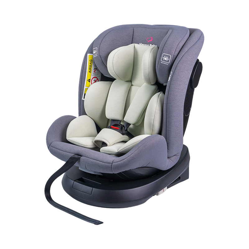 ISOFIX + สายรัดด้านบน 360 องศา เบาะนั่งนิรภัยสำหรับรถเด็กหมุนไปข้างหน้า/ข้างหลัง 40-150 ซม.